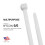 TR Industrial Multi-Purpose UV-resistente naturlige kabelbindere 18 tommer 50 Pack 2