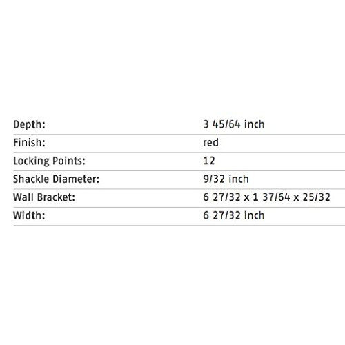 Abus ABUS B835 Sicherheits-Lockout-Box, Rot 2