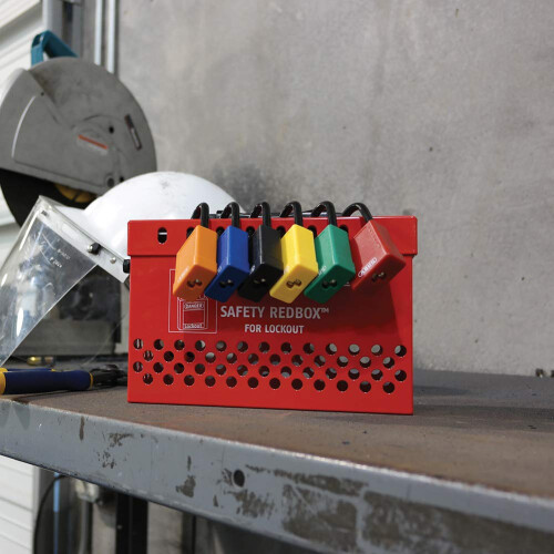 Abus ABUS B835 Sicherheits-Lockout-Box, Rot 1