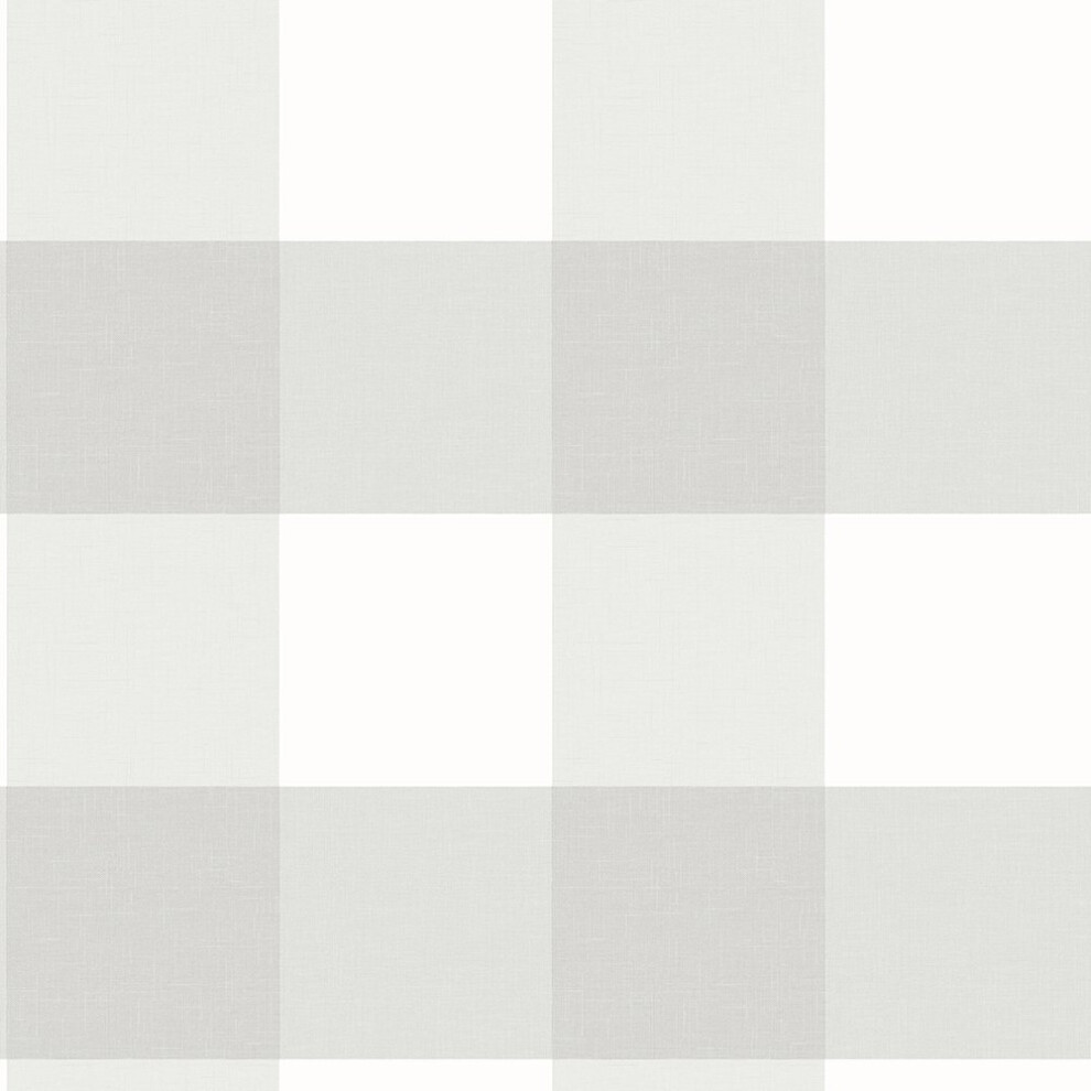 Papier Peint Amos Gingham Gris Clair Chesapeake 3115-12531-image
