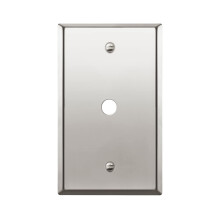 ENERLITES 0,406"" tmroju lyuk telefonkbel fm fali lemez rozsdamentes acl 201 korrzill mret 1-es mret 4,50"" x 2,76"""" 7741 pc polrozott krm