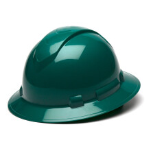 Capacete Pyramex Ridgeline Full Brim 4 pontas catraca verde