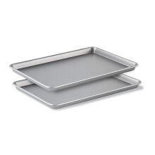 Calphalon Premium Nonstick Baking Pans Set of 2 12 x 17 inch Silverware Heavy Gauge Steel Core