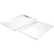 Nordic Ware Natural Aluminium Commercial Bager's Half Sheet og Big Sheet