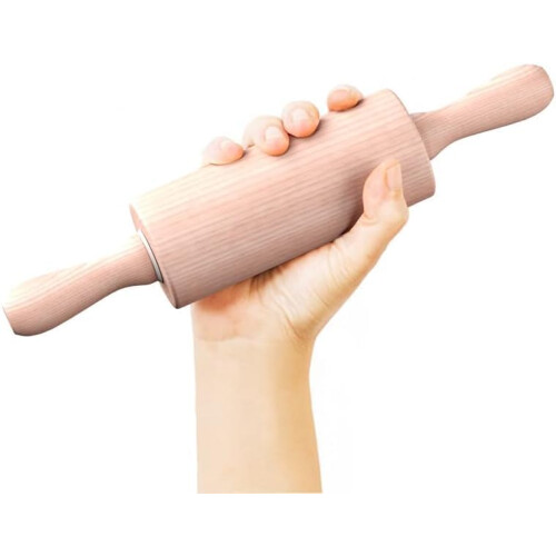 HelferX 9 inch Small Wooden Rolling Pin for Baking 1