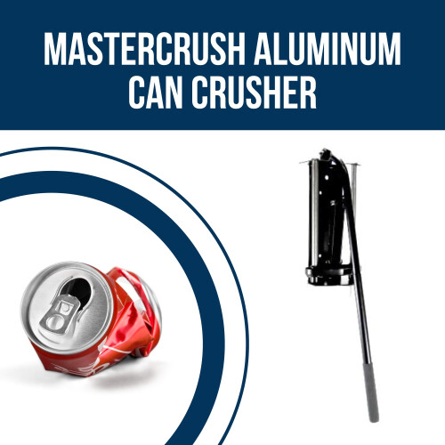 MasterCrush Αλουμινένιο Πιεστήρι Κονσερβών Τοίχου για Ανακύκλωση 1