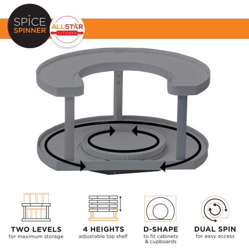 AllStar Innovations Spice Spinner Organisateur et support d'pices  bila 2