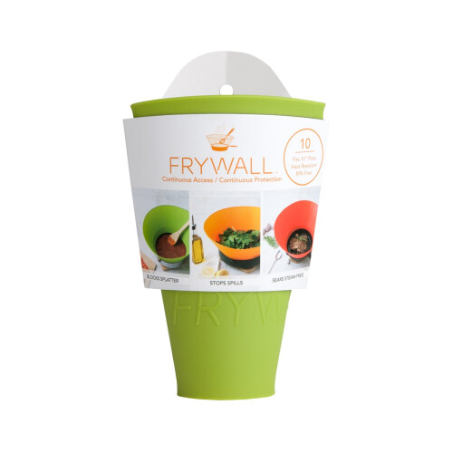 Frywall 10 (Medium) - Gr?n - Splatter Guard set p? Shark Tank 1