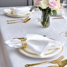 maxmill jacquard stoffen servetten 20 x 20 inch wervelpatroon zacht comfortabel en luxe servet voor familiediners, bruiloften, feesten en banketten s