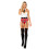 5128 - 3pc Hall Pass Hottie - Medium/hvid/rød/sort 2