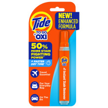Tide Odplamiacz do ubrań na wynos Natychmiastowy środek do usuwania plam do ubrań Podróżny i kieszonkowy Rozmiar 1 szt