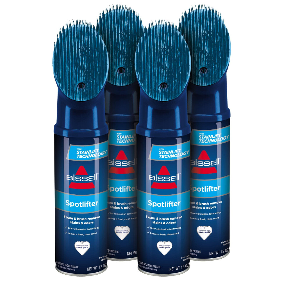 BISSELL Spot and Stain Fabric and Upholstery Cleaner Brush Head - 4 Pack  93519