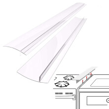 SEVCHY Siliconen Kachel Gap Covers (2 stuks) Fornuis Guard Oven Gap Filler Hittebestendige Kachel Gap Filler Afdichting Gat tussen Oven Keukenkast en