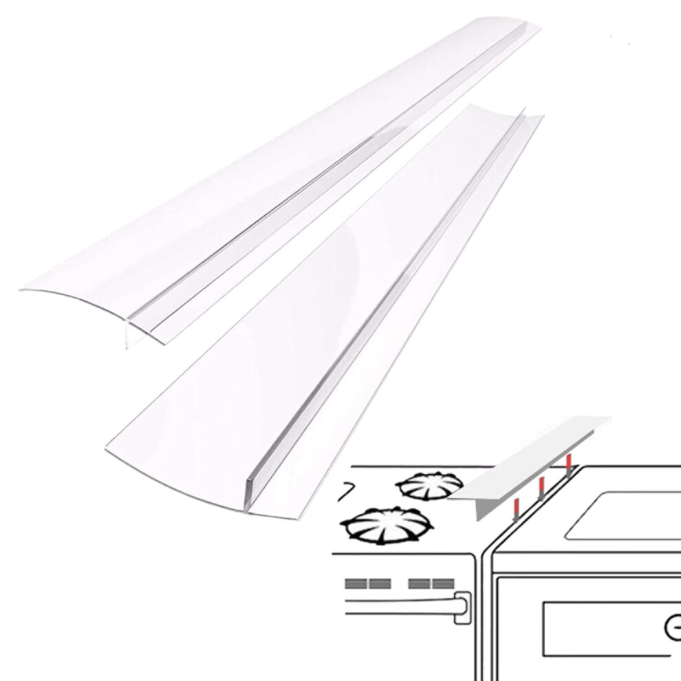 Sevchy Silicone Stove Gap Covers (2 Pack) Stove Guard Oven Gap Filler Heat Resistant Stove Gap Filler Seal Gap Between Oven Kitchen Cabinet And St 731052652779