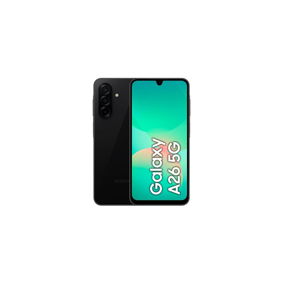 Samsung A26 SM-A266B 8GB RAM 256GB DS 5G - Awesome Black OEM-image-OPC-PGC8BHY-REFURBISHED