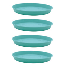Kulat plastov podlek na rostliny znacky HC Companies 5"""" - vnitrn venkovn podnosy na rostliny do kvetincu - 5,35""""x5,35""""x0,71"""" v Dusty Teal