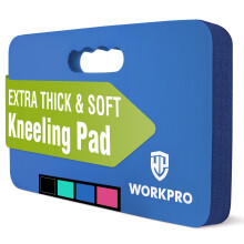 WorkPro Ekstra tyk kn?lende pude Bl?d skumpusning til kn? Stor skum Kn?lerm?tte til havearbejde Bade Baby tr?ning Forsyning 17,5 x 11 x 1,5 i bl?