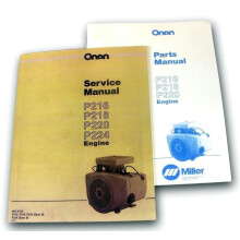 Lot Onan Engine 16 18 20 24 Hp Service Parts Shop Repair Overhaul Manual P216 P218 P220