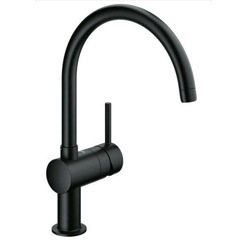 Grohe GROHE Minta single lever kitchen sink mixer Black