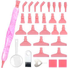 Praise V Do 5D diamantschilderkunst boor puntkraal schroef pen alleen gereedschap accessoirekit strass edelstenen picker voor volwassenen diamant sch