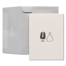 Papyrus-Hochzeitskarte (Gl   ck und Freude)