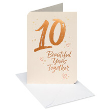 American Greetings 10-vuotisjuhlakortti (vierell   si)