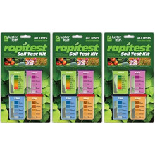 Luster Leaf 1601 Rapitest Soil Test Kit 40 Count (3 Pack)