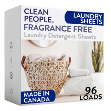 The Clean People Doftfria tvttmedelslakan - tvtttvl - Ultrakoncentrerad tervinningsbar frpackning Flckbekmpning - Doftfri 96 pack