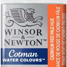 Farba akwarelowa Winsor & Newton Cotman Half Pan Cadm Red Pale Hue