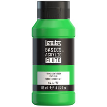 Liquitex BASICS Acryl Vloeibare Verf, 118ml (4-oz) Fles, Fluorescent Groen