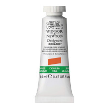 Winsor & Newton Designer's Gouache, 14 ml (0.47 oz) tube, Cadmium-vrije Scharlaken