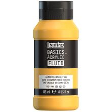 Liquitex BASICS Acrlico Fluid Paint 118ml (4-oz) Garrafa Amarelo Cdmio Tonalidade Profunda