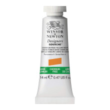 Winsor & Newton Designer's Gouache tubetto da 14 ml (0,47 oz) Giallo intenso senza cadmio