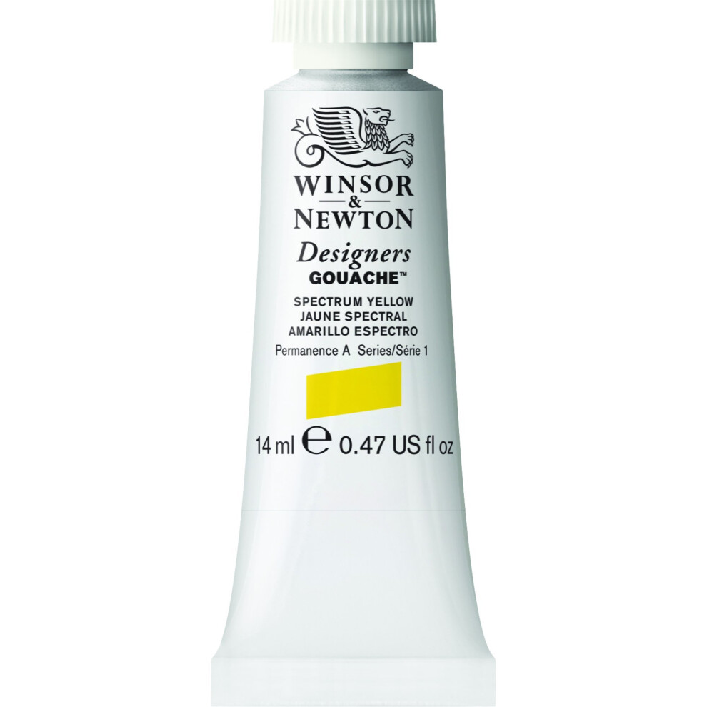 G????S?? & ????T?? Geel Winsor & Newton Designer's Gouache 14 Ml (0,47 Oz) Tube Spectrum 14Ml