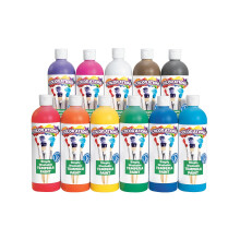 Frgparabenfritt Simply Washable Tempera Paint Set med 11 frger Matt Finish Classroom levererar livliga frger Icke-toxiska hantverksfrgskolor