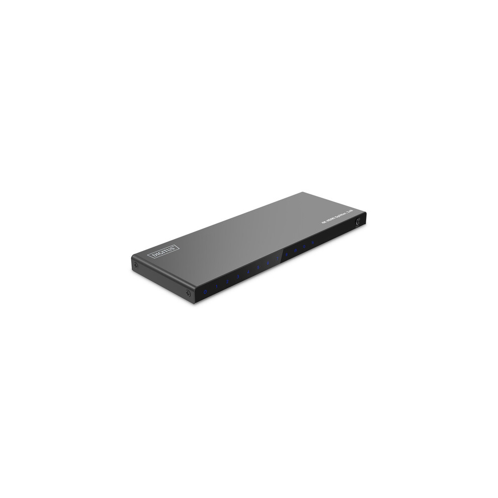 Digitus - Video/Audio Splitter - 4K, 1X8 - 8 Ports 4016032495598