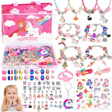 Kit per la creazione di braccialetti SUZUTOY per ragazze Unicorni Regali per ragazze Arti e mestieri per bambini di et    compresa tra 4 5 6 7 8 9