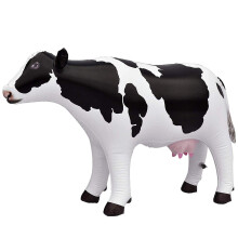 Jet Creations Cow Inflatable Animal Baby 37 inch Long Great for Pool Party Decoration Birthday Kids and Adult an-Cow