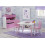 Delta Children Conjunto de Muebles para Niños de 4 Piezas, Rosa/Blanco 3