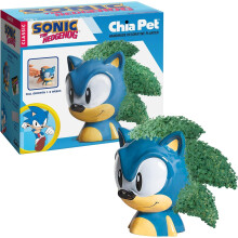 Chia Pet Sonic The Hedgehog med fröpaket, Dekorativ krukväxt, Rolig och lätt att odla, Present