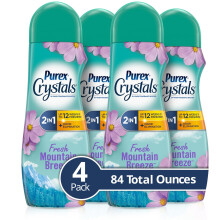 Purex Crystals Duft- und Duftverst  rker f  r die Waschlotion, Frische Bergbrise, 540 ml, 4 St  ck