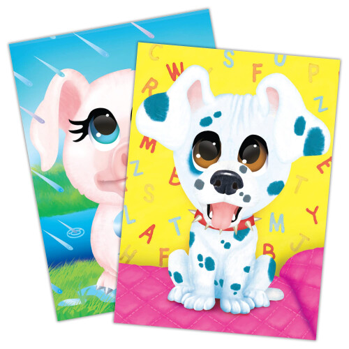 Silly Pets Face Repositional Stickers Fun Activity Book 1