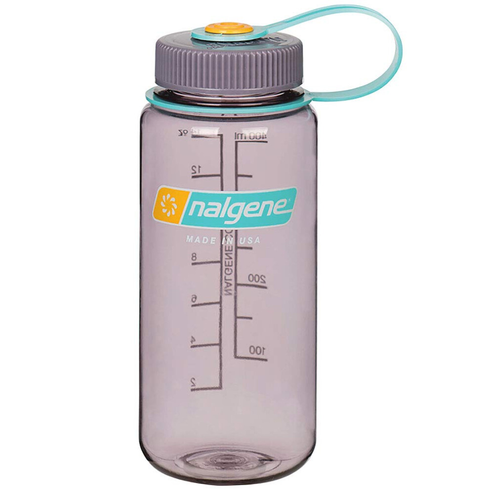 Nalgene Tritan Wide Mouth BPA-Free Water Bottle  Aubergine  16 oz