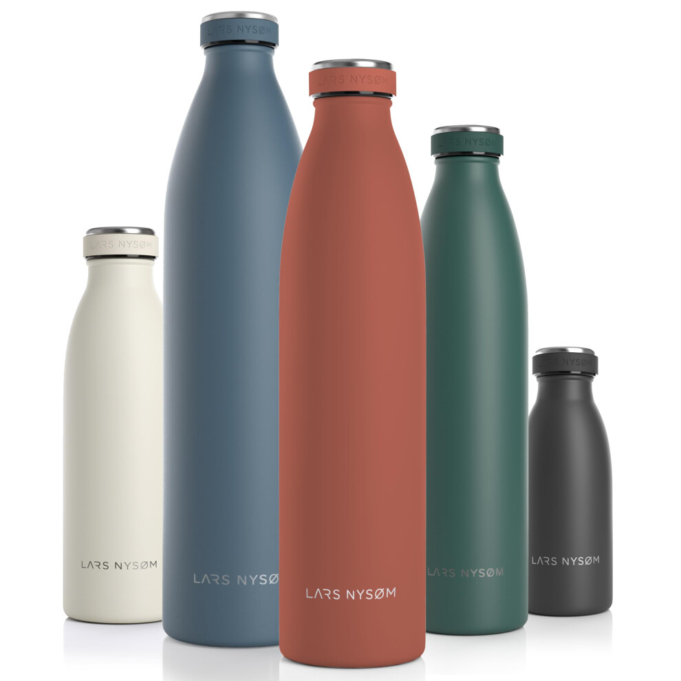 LARS NYSM Stainless Steel Insulated Water Bottle 12oz 17oz 25oz 34oz 51oz | Insulated Thermo Flask for Hot and Cold Beverages | Leakproof Drinking Bot-image-OPC-PGC8H5G-NEW