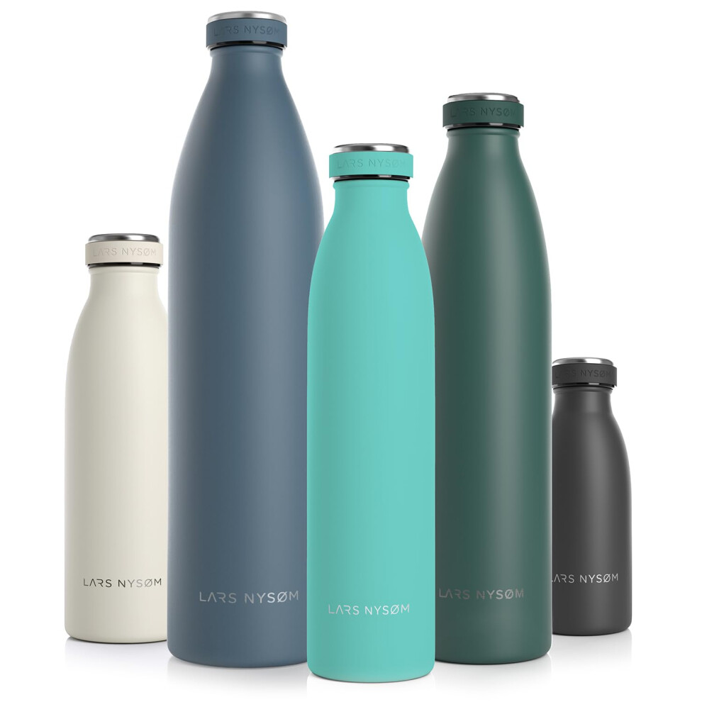 LARS NYSM Stainless Steel Insulated Water Bottle 12oz 17oz 25oz 34oz 51oz | Insulated Thermo Flask for Hot and Cold Beverages | Leakproof Drinking Bot-image-OPC-PGC8H5W-NEW