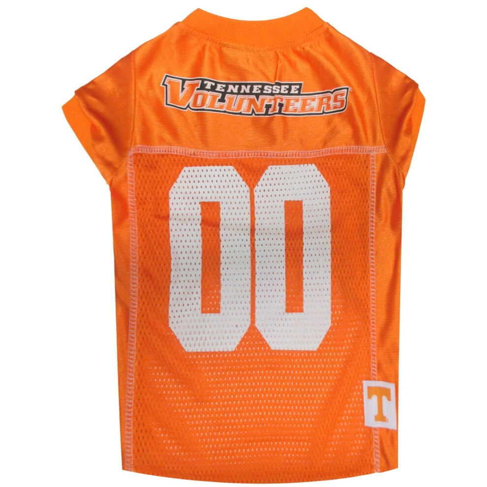 Photos - Dog Clothing Pets First NCAA College Tennessee Volunteers Mesh Jersey for DOGS & CATS X-Small. Licensed Dog Jersey with your Favorite Foo 