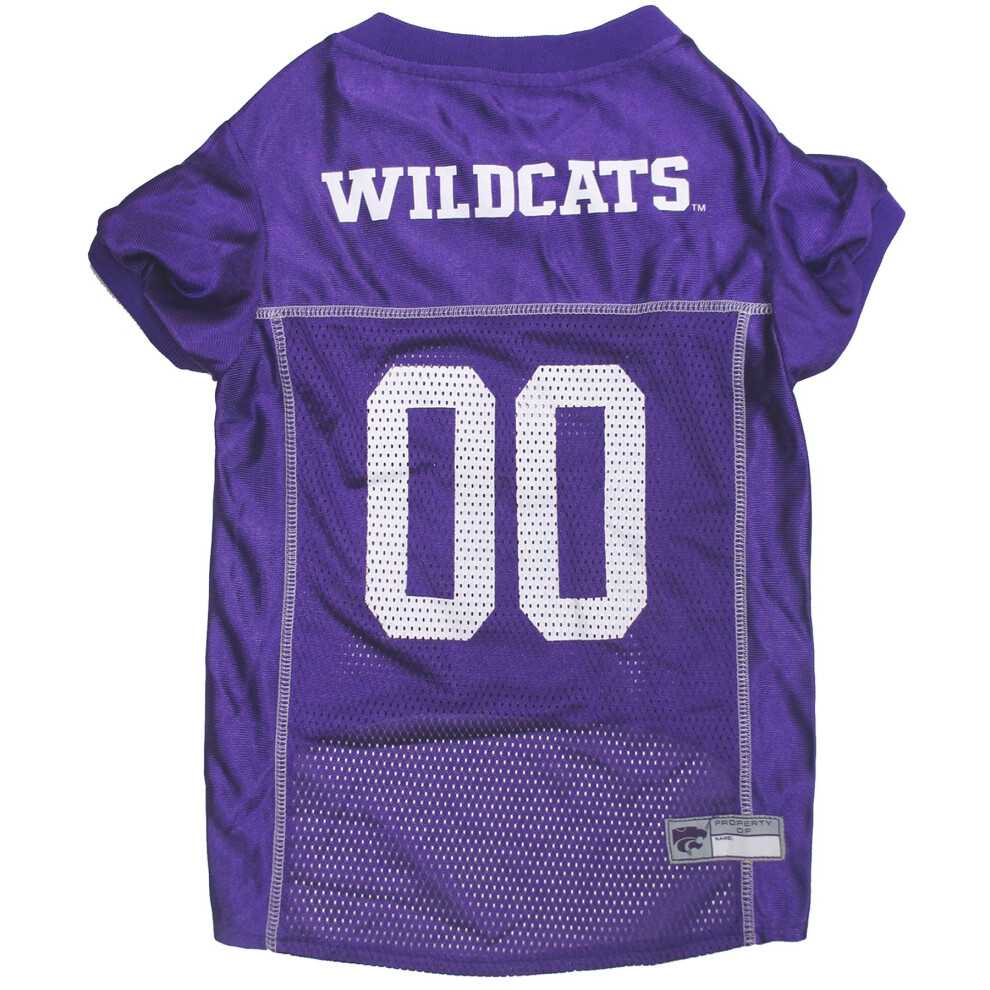Pets First Ncaa College Kansas State Wildcats Mesh-Trikot Fur Hunde & Katzen, Gr Sse M. Lizenziertes Hundetrikot Mit Ihrem Lieblings-Football-/Bas-image