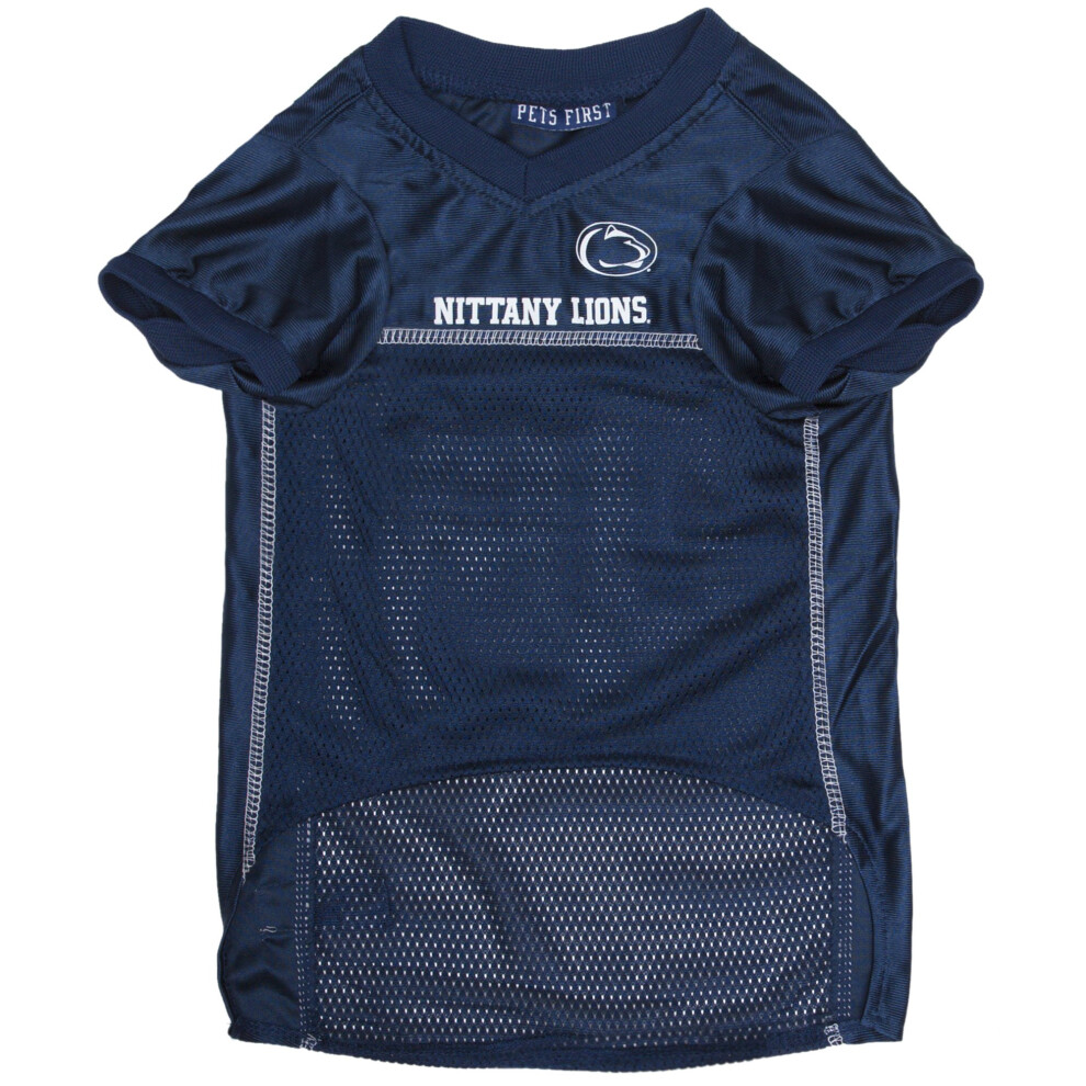 Maillot en maille Pets First NCAA College Penn State Nittany Lions pour chiens et chats, taille L. Maillot pour chien sous licence officielle,