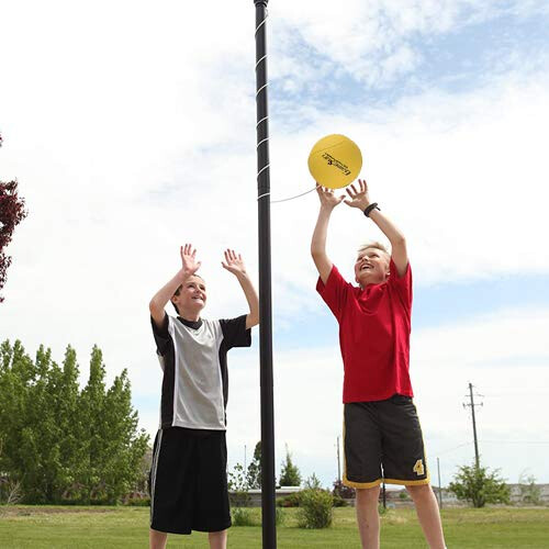 Tetherball Med Boll och Rep med Karbinhake, Mjuk Beröring, Portabla Tetherballs 1