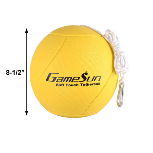 Tetherball Med Boll och Rep med Karbinhake, Mjuk Beröring, Portabla Tetherballs 2
